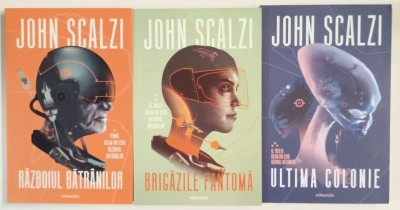 SERIA RAZBOIUL BATRANILOR , VOLUMELE I - III de JOHN SCALZI , 2023 - 2024 foto