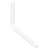 Suport pentru raft, lat, alb, 350 x 230 x 45 mm, 24 buc / set