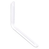 Cumpara ieftin Suport pentru raft, lat, alb, 350 x 230 x 45 mm, 24 buc / set