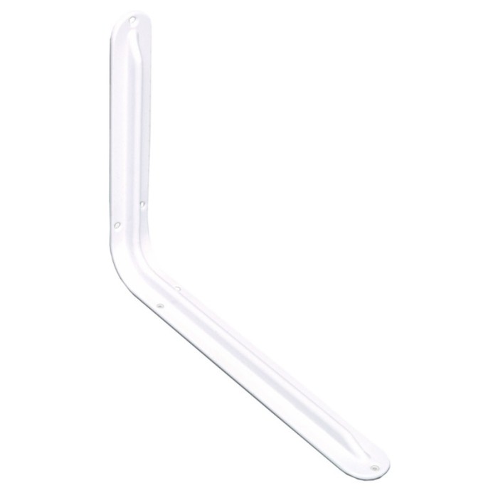 Suport pentru raft, lat, alb, 350 x 230 x 45 mm, 24 buc / set