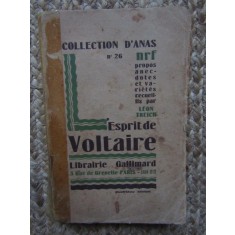 L&#039;esprit de Voltaire - LEON TREICH