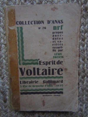 L&amp;#039;esprit de Voltaire - LEON TREICH foto