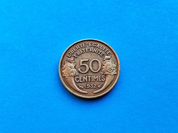 50 Centimes 1932 Franta-stare buna!