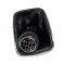 Maneta Schimbator VW Golf IV MK4 (1999-2004) - 6 Trepte, 23mm, Negru cu Cusatura Rosie
