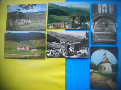 HOPCT LOT NR 142 MANASTIREA PUTNA -JUD SUCEAVA-6 CARTI POSTALE-RPR-CIRCULATE foto