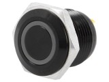 Comutator anti-vandalism SPST-NO 2A/36VDC IP65 galben