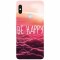 Husa silicon pentru Xiaomi Mi A2, Be Happy Puffy Clouds
