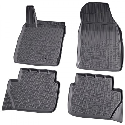 Set de 4 covorase cauciuc 3D stil tavita premium pentru Ford Ecosport din 2012 foto
