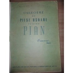 Culegere de piese usoare pentru pian