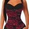 E1037-311 Corset modelator din neopren tip vesta, model sub bust cu sistem dublu de inchidere