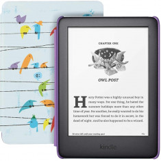 Kindle Kids Edition (editie speciala pentru copii) cu husa Amazon Rainbow Birds inclusa (10th Generation) - eBook Reader foto