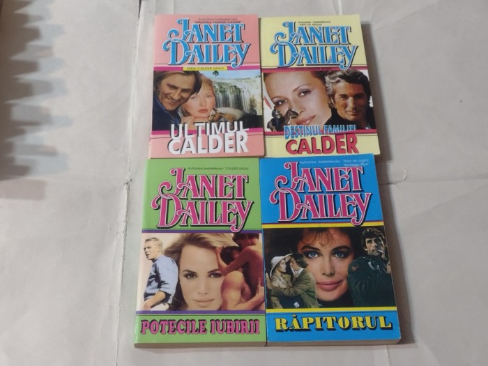 JANET DAILEY - LOT 4 CARTI ~RAPITORUL+POTECILE IUBIRII+DESTINUL FAMILIEI ....