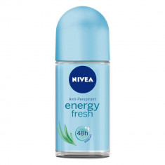 Deodorant Roll On Anti-Perspirant NIVEA Energy Fresh, 50 ml, Protectie pana la 48h, Deodorante, Deodorant Roll On, Deodorante Femei, Antiperspirante F
