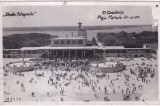 Constanta. Plaja Mamaia din avion (circulata 1937)