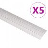 VidaXL Profile de pardoseală, 5 buc., auriu, 134 cm, aluminiu