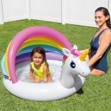 Piscina Gonflabila Copii Unicorn 127x102x69cm, 1 An+