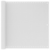 Cumpara ieftin Paravan de balcon, alb, 90x500 cm, HDPE