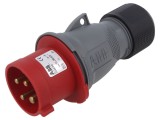 Conector: alimentare AC trifazate mufă tată drept pe cablu