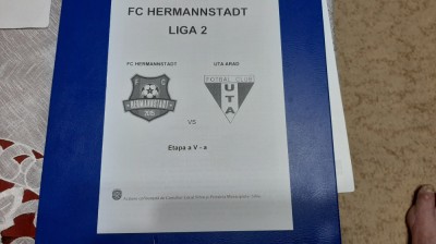 program FC Hermannstadt - UTA foto