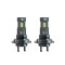 Set 2 becuri auto LED mini H7, 150W, 6000K, 19000 lumeni, Canbus, 9-16V, BZRSH, Super CSP, lumina alb-rece, fara eroare de bec ars