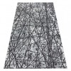 Covor ZARA 0W7053 P50 140 - structural două niveluri de l&acirc;nă gri, 120x170 cm, Dreptunghi, Lana