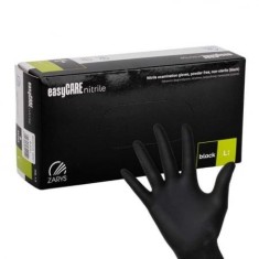 Manusi nitril nepudrate, marimea L, set 100 bucati, rezistente si elastice