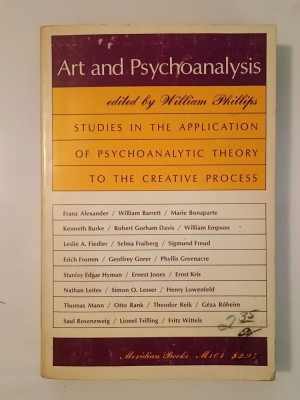 William Phillips (ed.) - Art and Psychoanalysis (Arta și psihanaliza, 533 p., lb. engleză) foto