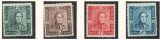 Belgia 1949 Mi 841/44 MNH - 100 de ani de timbre, Nestampilat