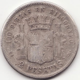 Moneda Spania - 2 Pesetas 1870 (1874) - Guvern provizoriu - DE-M - Argint, Europa