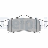 DELPHI LP1558 set placute frana,frana disc