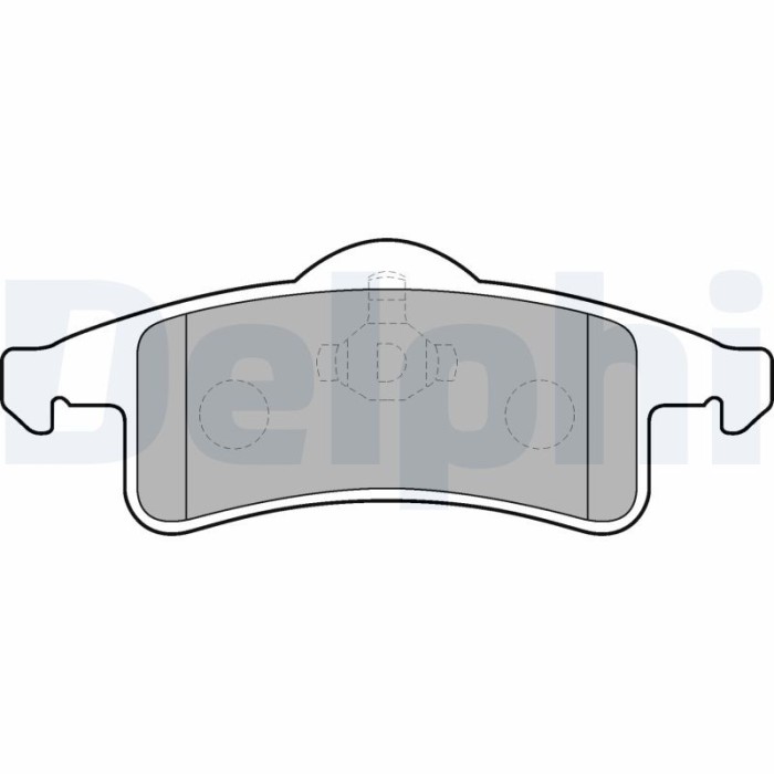 DELPHI LP1558 set placute frana,frana disc