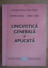 Zamfira Mihail - Lingvistica generala si aplicata foto