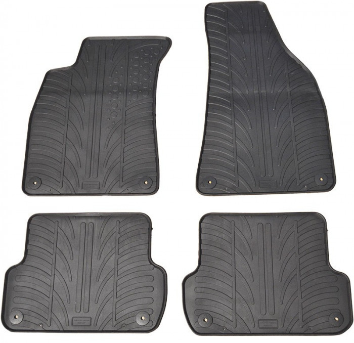 Set covorase auto din cauciuc Audi A4 8E (B6 B7) 2001-2006 Seat Exeo 2008-2013, Gledring, 4 buc.