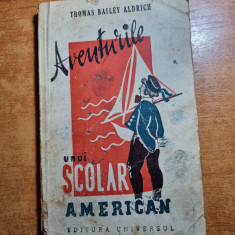 carte pentru copii - aventurile unui scolar american - din anul 1946