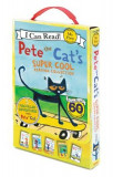 Pete the Cat&#039;s Super Cool Reading Collection: Too Cool for School/Play Ball!/Pete at the Beach/Pete&#039;s Big Lunch/A Pet for Pete
