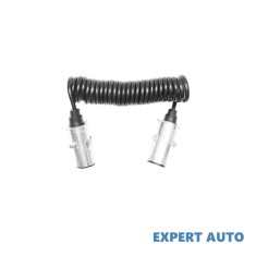 Cablu spiral 2.6m cu 2 stechere tata din metal, 7 pini pentru priza auto remorca breckner germany bk92797 Alta marca Alt model #7