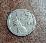 C50 - Moneda foarte veche - 2 rand - Africa de Sud - 1989