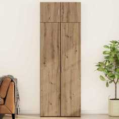 vidaXL Dulap de depozitare cu raft Altele stejar artizanal 80 x 42.5 x 225 cm