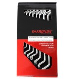 Chei inelare duble Kronus, set 8 bucati, 6-22 mm