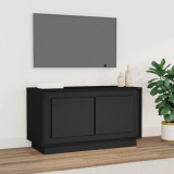 Cumpara ieftin Comodă TV, negru, 80x35x45 cm, lemn prelucrat