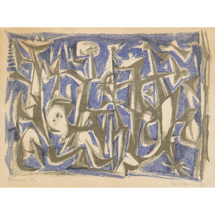 Marcel Iancu, Ressurection, litografie