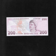 Turcia 200 lire 2009(21) seria177674265 xf/aunc