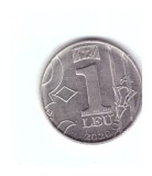 Moneda Republica Moldova 1 leu 2020, stare buna, cu luciu