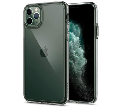 Husa Spigen Ultra Hybrid pentru iPhone 11 Pro Max (2019), Transparenta - RESIGILAT foto