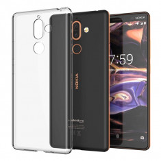 Husa de protectie ultraslim pentru Nokia 7 Plus, transparent foto