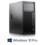 Workstation HP Z240 Tower, Quad Core i5-6600, 16GB DDR4, 480GB SSD, Win 10 Pro