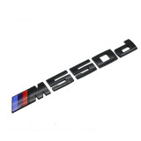 Emblema M550d spate portbagaj BMW, Negru