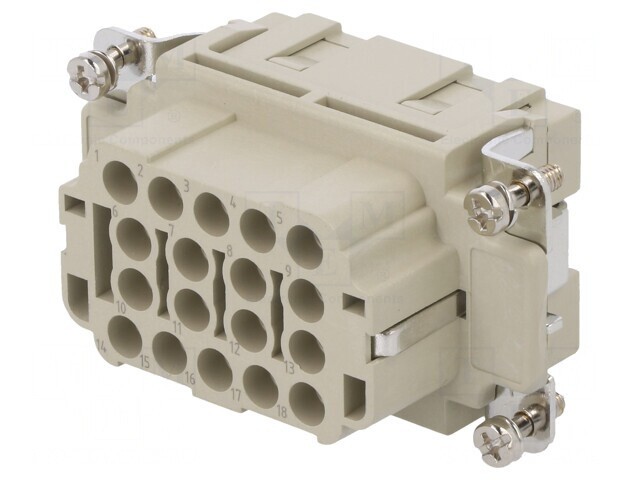 Conector HDC cu Inserturi de Contact Mamă 16A