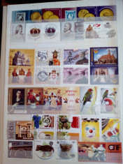 ROMANIA (23049) - DIVERSE - timbre stampilate cu viniete foto
