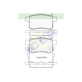 Set Placute frana punte Spate, Honda Accord 8 (Cu), 06.2008-2016; Accord IX, (CR), 2012-2017 USA; Acura TSX, 2008-2014, Icer Spania